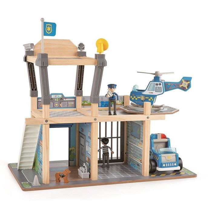 Hape Houten Politieburo speelset