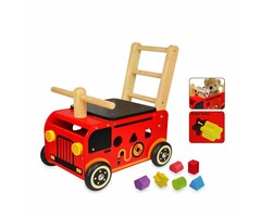 I'm Toy Loop-en Duwwagen Brandweerauto
