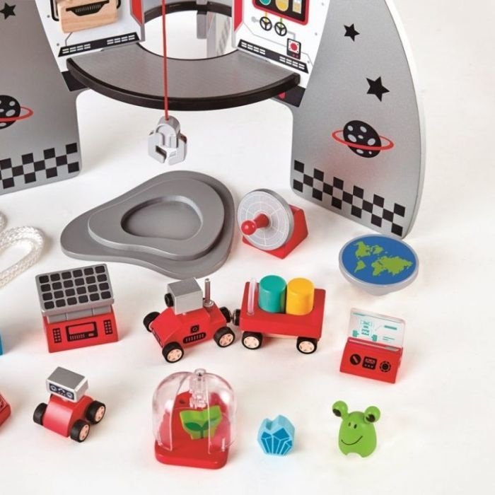 Hape Ruimteschip Raket 4 etages 74 cm