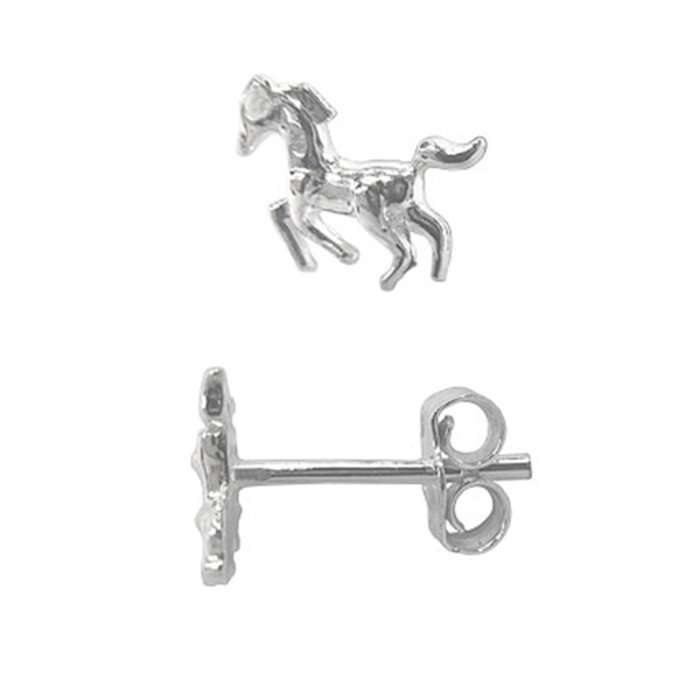 Atelier Albertine echt 925 zilveren oorbellen  paardjes