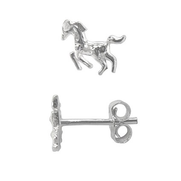 Atelier Albertine echt 925 zilveren oorbellen  paardjes