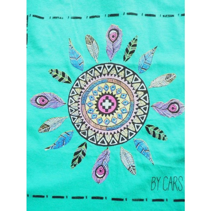 Cars Jeans lang shirt Indian Summer Mudita zeegroen