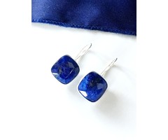 Atelier Albertine sterling zilveren oorbellen Lapis Lazuli