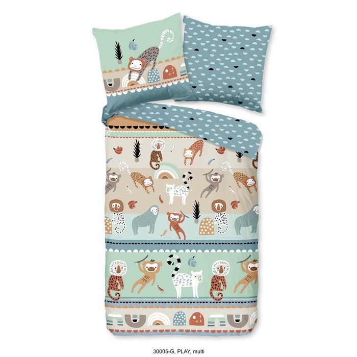 Good Morning  Kinder dekbedovertrek Monkeys