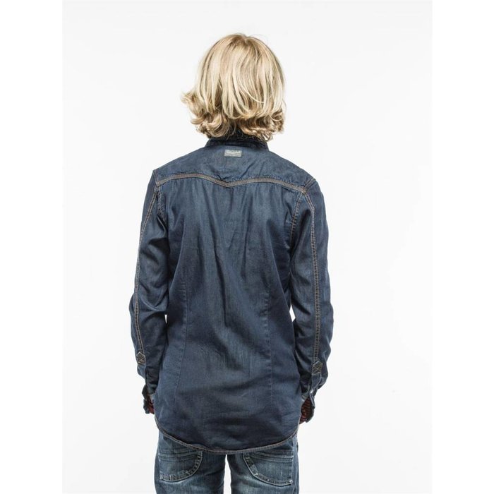 Petrol Industries jeans overhemd dark blue