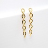 Atelier Albertine 18k goldfilled chain oorbellen