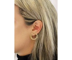 Atelier Albertine 18k goldfilled paperclip creolen