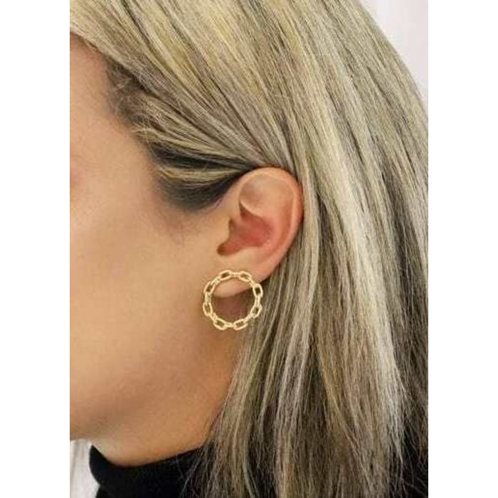 Atelier Albertine 18k goldfilled paperclip creolen