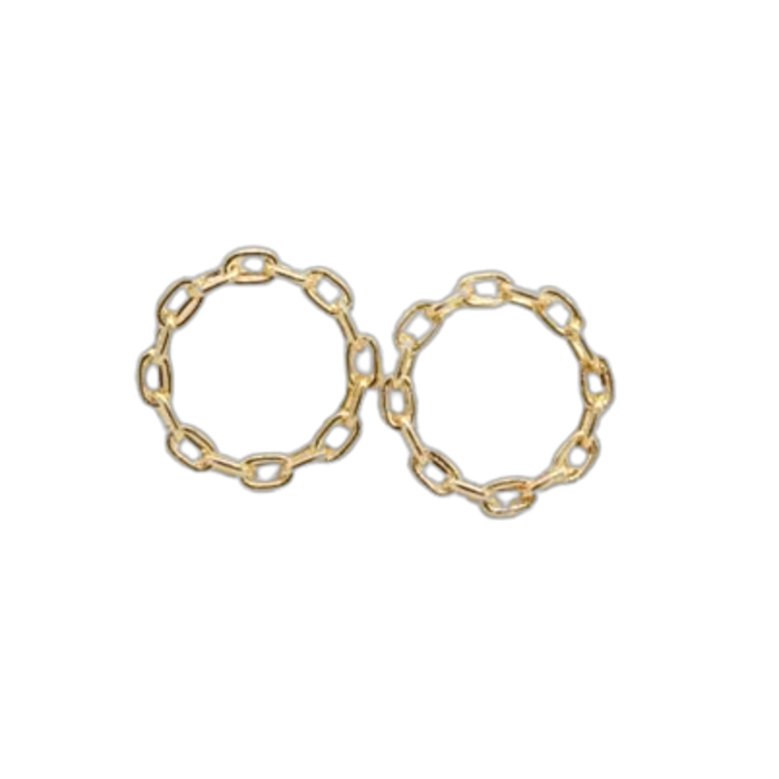 Atelier Albertine 18k goldfilled paperclip creolen