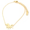 Atelier Albertine Stainless Steel armbandje Unicorn goud