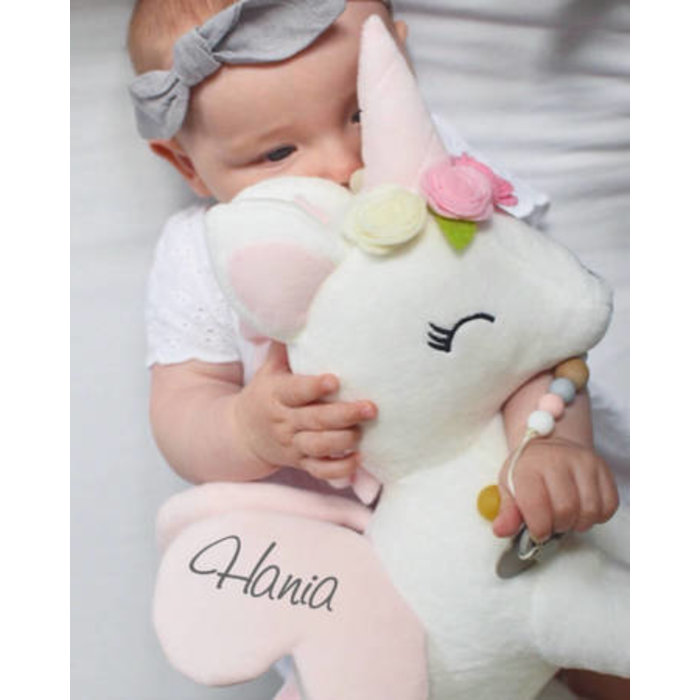 MeToo Metoo Unicorn Eenhoorn knuffel XL roze 60 cm