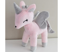 MeToo Metoo Unicorn Eenhoorn knuffel Large roze- 32 cm