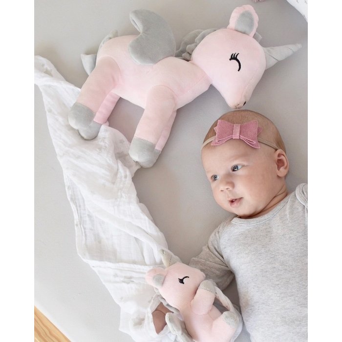 MeToo Metoo Unicorn Eenhoorn knuffel Large roze-32 cm -