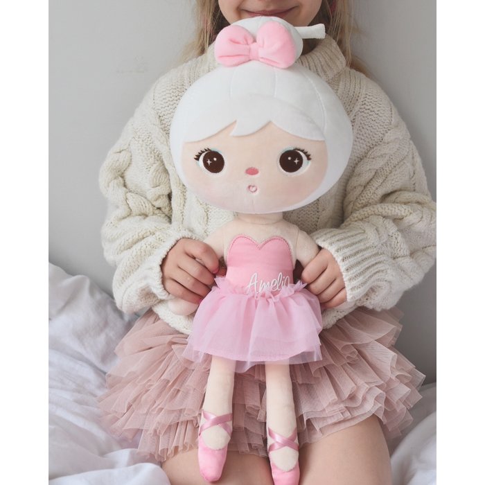 MeToo Metoo ballerina pop met naam 50 cm - de orginele !