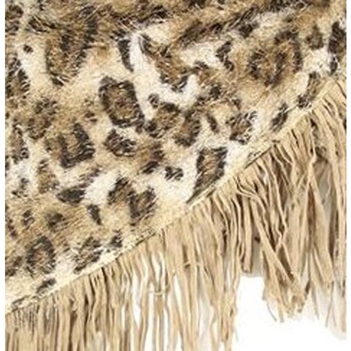 Love Ibiza superzachte omslagdoek light panther