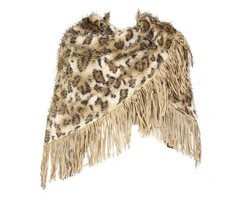 Love Ibiza superzachte omslagdoek light panther