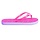 slippers fluo pink met logo
