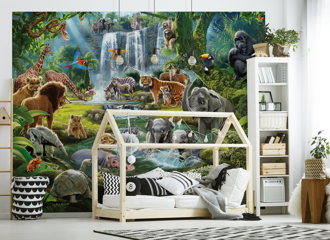 Behang kamer prachtige dieren ! Bestel HIER>> - Roos & Tijn