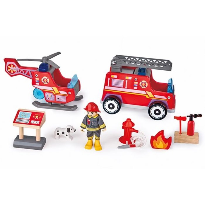 Hape Houten Brandweer speelgoed set