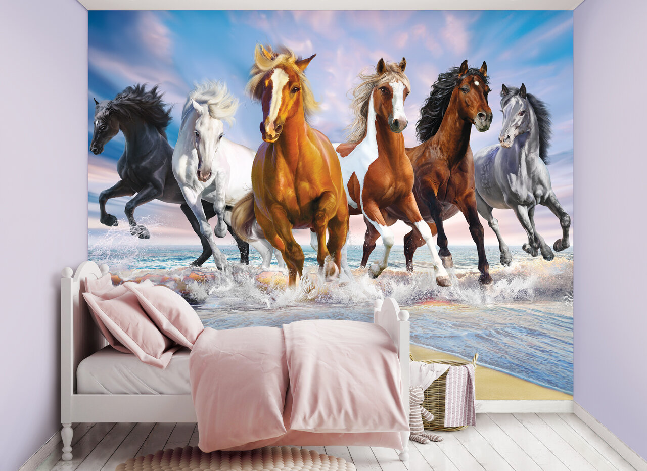 Behang je kamer met deze prachtige Paarden ! Hier >> - Roos & Tijn
