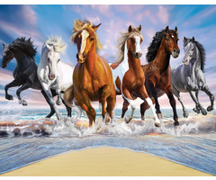 Walltastic Poster behang Wilde Paarden