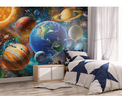 Walltastic Ruimte - Zonnestelsel - Planeten Posterbehang