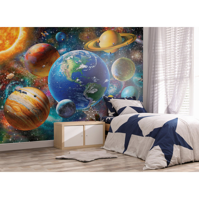 Walltastic Ruimte - Zonnestelsel - Planeten Posterbehang