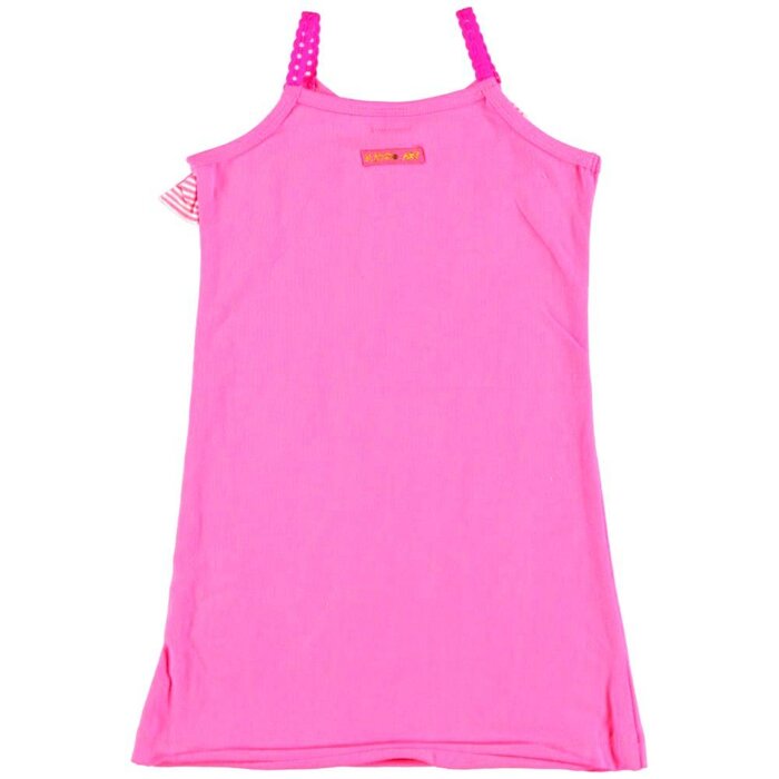 Kidz-Art kleurrijke meisjeskleding outlet jurkje meisje flashing pink