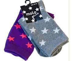 Molo  sokken Nesi 2-pack Fairy purple