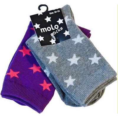 Molo sokken Nesi 2-pack Fairy purple