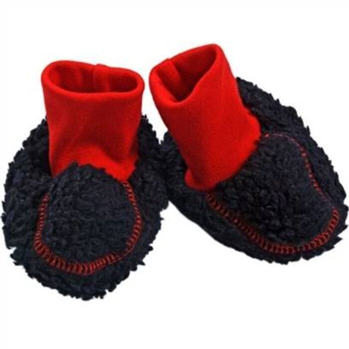 Molo  fleece slofjes antraciet