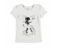 Bampidano shirtje met zilveren Ballerina