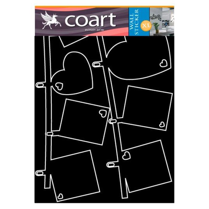 Coart Familie Fotoslinger Muursticker