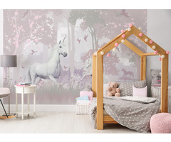 Walltastic Poster behang Unicorn Eenhoorn Romance