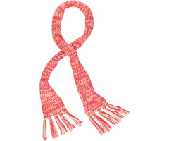 Moodstreet- vrolijke prints en lekker eigenwijs hippe sjaal fluo coral pink