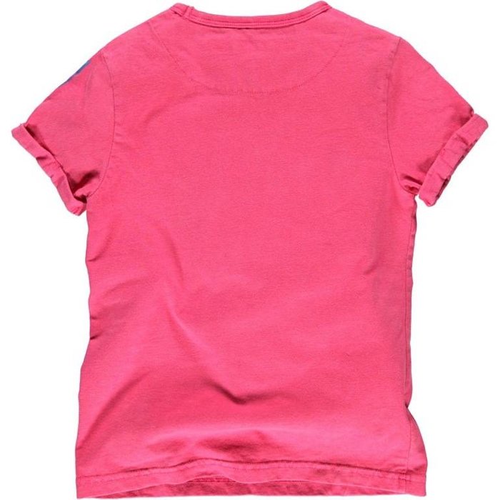 Moodstreet- vrolijke prints en lekker eigenwijs V-hals shirt Faded Beet