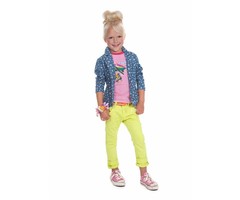 Moodstreet- vrolijke prints en lekker eigenwijs stoere skinny jeans citroen geel