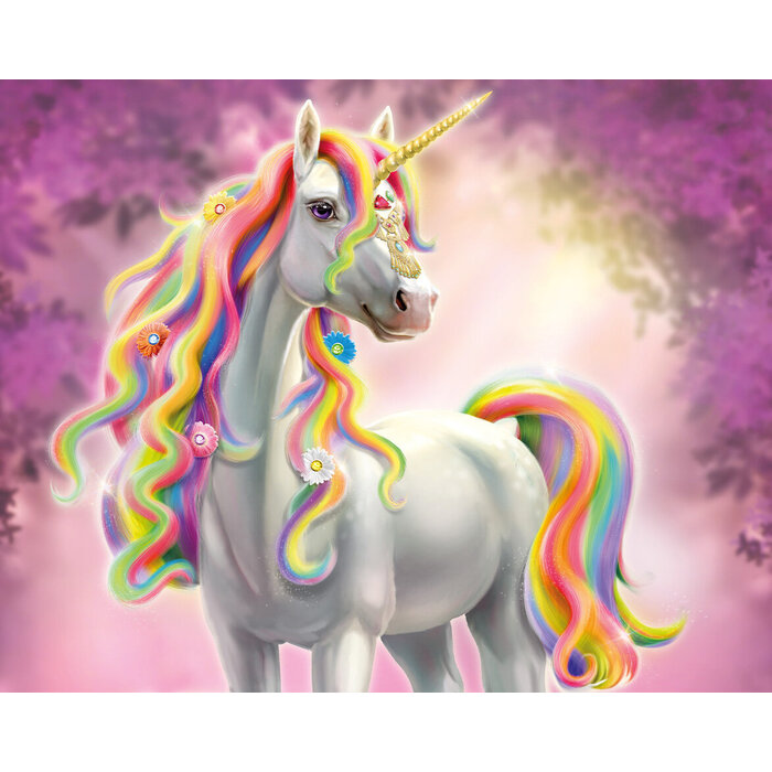 Walltastic Poster behang Unicorn Eenhoorn multicolor