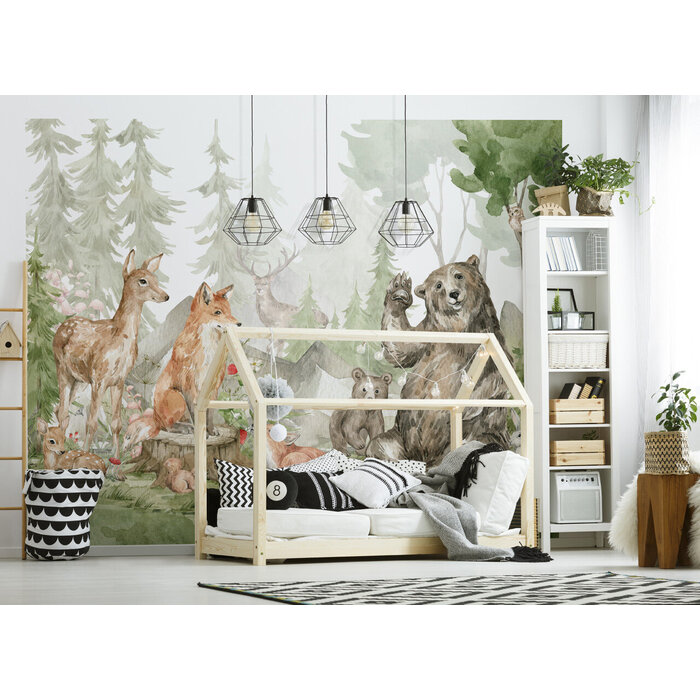 Walltastic Dierenbehang/ Forest Friends poster behang XXL