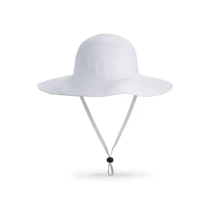 Coolibar opvouwbare UV zonnehoed-wit