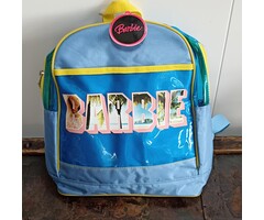 Barbie Rugzak met BARBIE logo  blauw