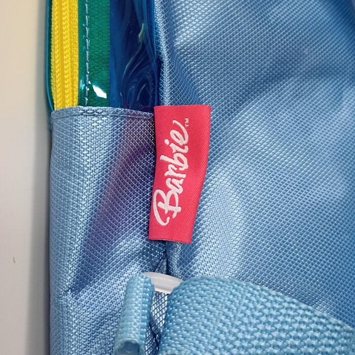Barbie rugzak met BARBIE  logo blauw