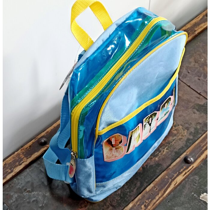 Barbie rugzak met BARBIE  logo blauw