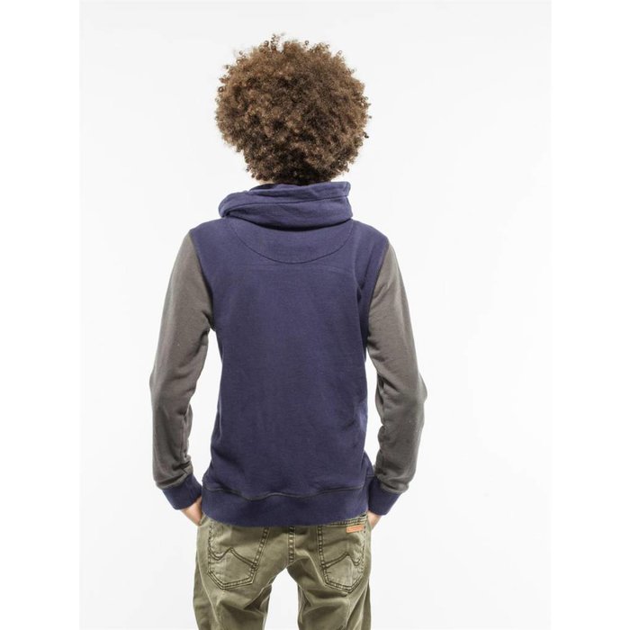 Petrol Industries sweater twisted hood navy