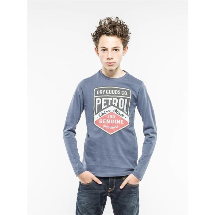 Petrol Industries superzachte longsleeve stone blue