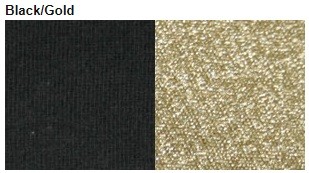 Bonnie Doon baby- en kinder beenmode  glitterpanty zwart met gouden glitters