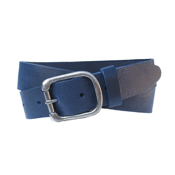 Petrol Industries leren kinderriem blauw