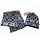 set muts en sjaal blue noorse print