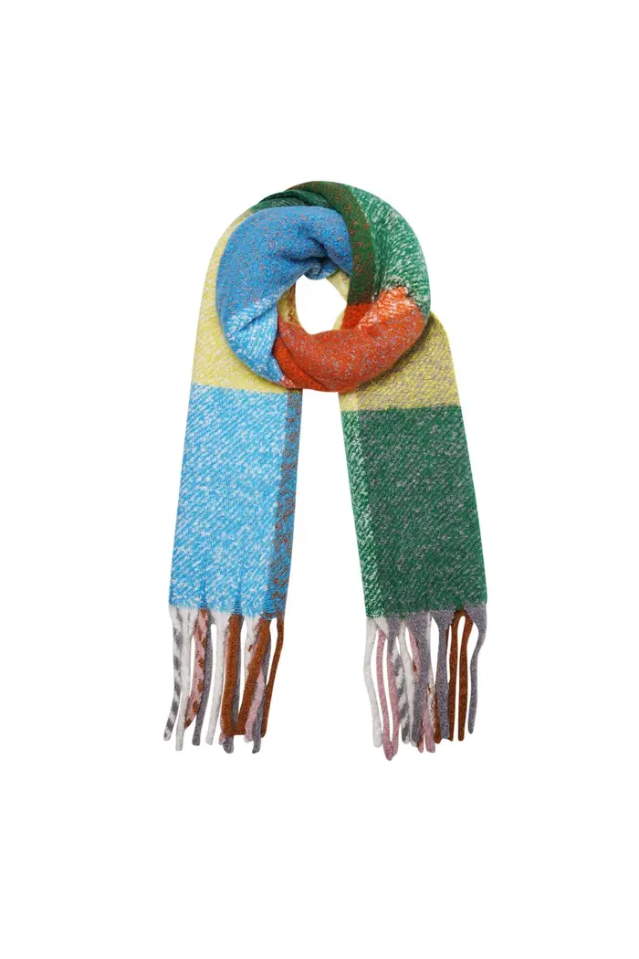 Yehwang Dutch Design Heerlijk warme wintersjaal multicolor