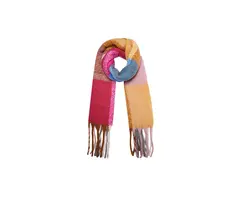 Yehwang Dutch Design Warme wintersjaal in blok kleuren